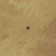 Shaded relief of the 55 km around Tighza, drawn from the GMTED2010 grid