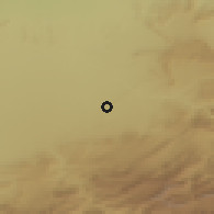 Shaded relief of the 56 km around Assahrij, drawn from the GMTED2010 grid