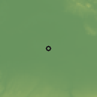 Shaded relief of the 55 km around Dar Gueddari, drawn from the GMTED2010 grid