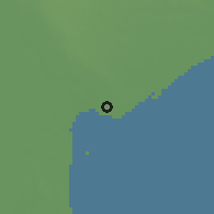 Shaded relief of the 59 km around Beira, drawn from the GMTED2010 grid