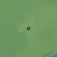 Shaded relief of the 58 km around Macia, drawn from the GMTED2010 grid