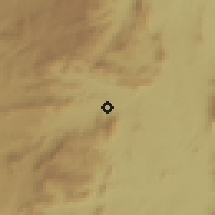 Shaded relief of the 59 km around Manica, drawn from the GMTED2010 grid