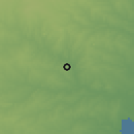 Shaded relief of the 59 km around Monapo, drawn from the GMTED2010 grid