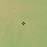 Shaded relief of the 59 km around Nampula, drawn from the GMTED2010 grid