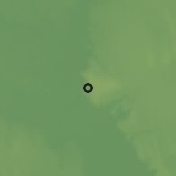 Shaded relief of the 58 km around Chibuto, drawn from the GMTED2010 grid