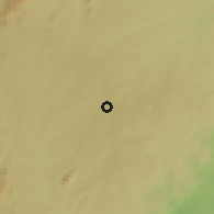 Shaded relief of the 59 km around Chimoio, drawn from the GMTED2010 grid