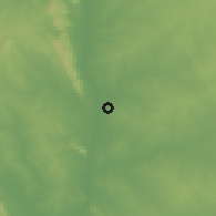 Shaded relief of the 59 km around Allanmyo, drawn from the GMTED2010 grid