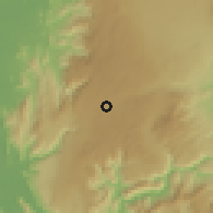 Shaded relief of the 58 km around Maymyo, drawn from the GMTED2010 grid
