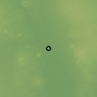 Shaded relief of the 58 km around Monywa, drawn from the GMTED2010 grid
