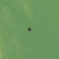Shaded relief of the 59 km around Myanaung, drawn from the GMTED2010 grid