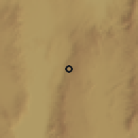 Shaded relief of the 58 km around Taunggyi, drawn from the GMTED2010 grid