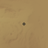 Shaded relief of the 59 km around Opuwo, drawn from the GMTED2010 grid