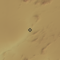 Shaded relief of the 58 km around Usakos, drawn from the GMTED2010 grid