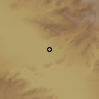 Shaded relief of the 53 km around Heydərabad, drawn from the GMTED2010 grid