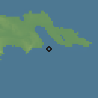 Shaded relief of the 53 km around Hövsan, drawn from the GMTED2010 grid