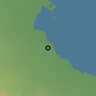 Shaded relief of the 53 km around Ağcabədi, drawn from the GMTED2010 grid
