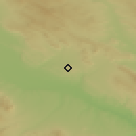 Shaded relief of the 53 km around Saloğlu, drawn from the GMTED2010 grid