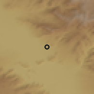 Shaded relief of the 53 km around Sədərək, drawn from the GMTED2010 grid