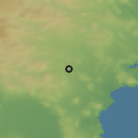 Shaded relief of the 53 km around Çeyildağ, drawn from the GMTED2010 grid