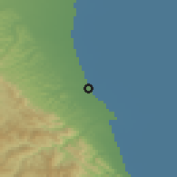 Shaded relief of the 54 km around Göytəpə, drawn from the GMTED2010 grid