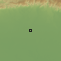 Shaded relief of the 57 km around Kapilwastu, drawn from the GMTED2010 grid