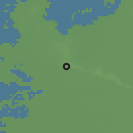 Shaded relief of the 49 km around Doorn, drawn from the GMTED2010 grid