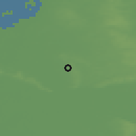 Shaded relief of the 49 km around Ede, drawn from the GMTED2010 grid