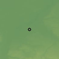 Shaded relief of the 49 km around Ambt Montfort, drawn from the GMTED2010 grid