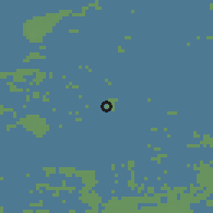 Shaded relief of the 49 km around Goes, drawn from the GMTED2010 grid