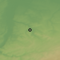 Shaded relief of the 49 km around Gulpen-Wittem, drawn from the GMTED2010 grid