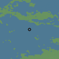 Shaded relief of the 49 km around Korendijk, drawn from the GMTED2010 grid