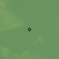 Shaded relief of the 49 km around Angerlo, drawn from the GMTED2010 grid