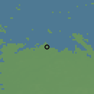 Shaded relief of the 48 km around Leek, drawn from the GMTED2010 grid