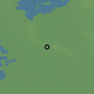 Shaded relief of the 49 km around Leersum, drawn from the GMTED2010 grid