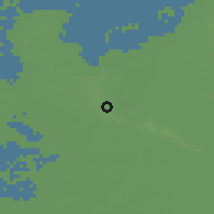Shaded relief of the 49 km around Maarn, drawn from the GMTED2010 grid