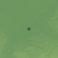 Shaded relief of the 49 km around Maasbracht, drawn from the GMTED2010 grid