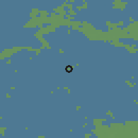 Shaded relief of the 49 km around Middelharnis, drawn from the GMTED2010 grid