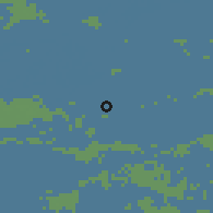 Shaded relief of the 49 km around Nederlek, drawn from the GMTED2010 grid