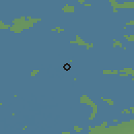 Shaded relief of the 48 km around Noordoostpolder, drawn from the GMTED2010 grid