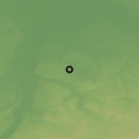 Shaded relief of the 49 km around Nuth, drawn from the GMTED2010 grid
