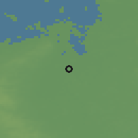 Shaded relief of the 49 km around Olst-Wijhe, drawn from the GMTED2010 grid