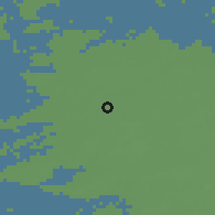 Shaded relief of the 48 km around Ooststellingwerf, drawn from the GMTED2010 grid