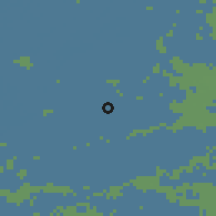 Shaded relief of the 49 km around Oudewater, drawn from the GMTED2010 grid