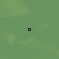 Shaded relief of the 49 km around Rijnwaarden, drawn from the GMTED2010 grid