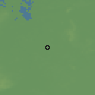 Shaded relief of the 49 km around Bathmen, drawn from the GMTED2010 grid