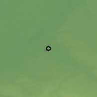 Shaded relief of the 49 km around Roerdalen, drawn from the GMTED2010 grid