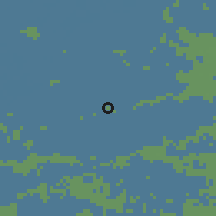 Shaded relief of the 49 km around Schoonhoven, drawn from the GMTED2010 grid