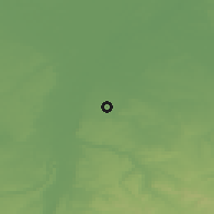 Shaded relief of the 49 km around Sittard-Geleen, drawn from the GMTED2010 grid