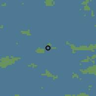 Shaded relief of the 48 km around Skarsterlân, drawn from the GMTED2010 grid