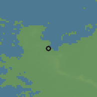 Shaded relief of the 49 km around Soest, drawn from the GMTED2010 grid